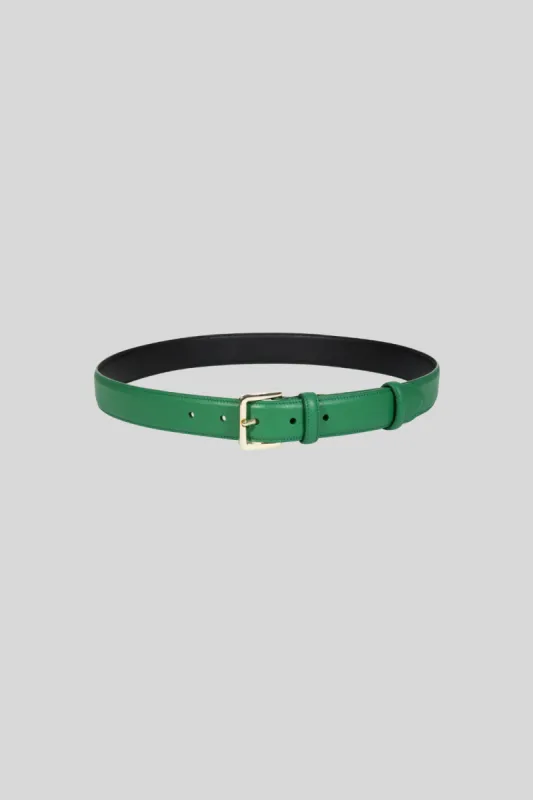 Bari Cintura in pelle Liscia Verde sold by Gavazzeni
