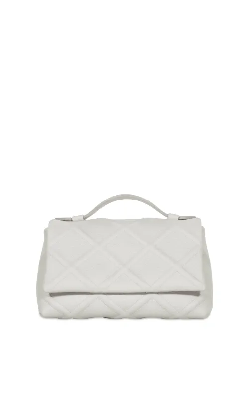 Viki S in Pelle Martellata con trapunto in rilievo Off-White sold by Gavazzeni