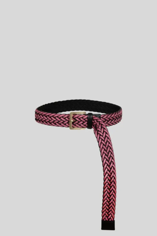 Vienna Cintura Nastro in Lurex Fucsia sold by Gavazzeni