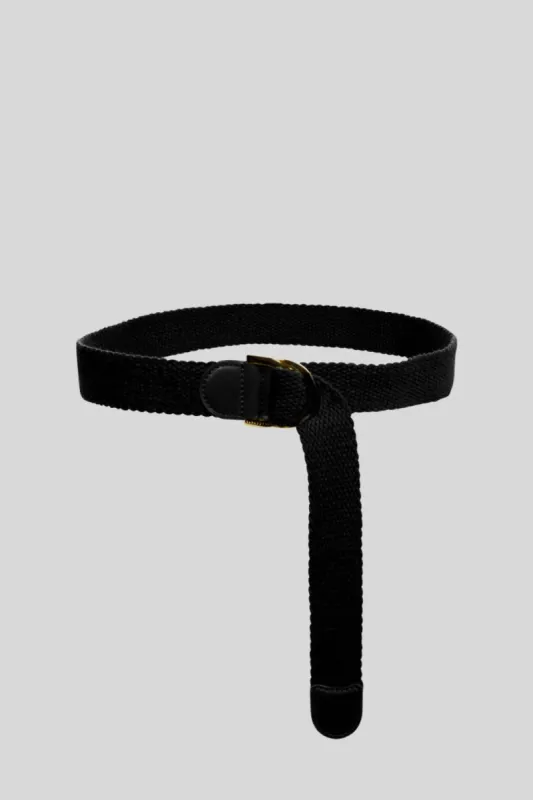 Bruxelles Cintura in Lana elasticizzata Nero made by Gavazzeni