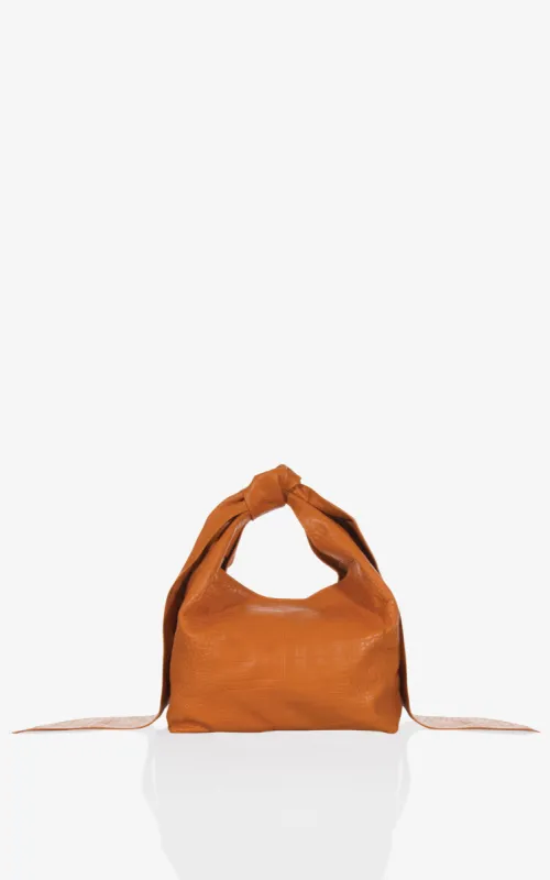 Kate borsa in pelle stampa cocco Arancio sold by Gavazzeni