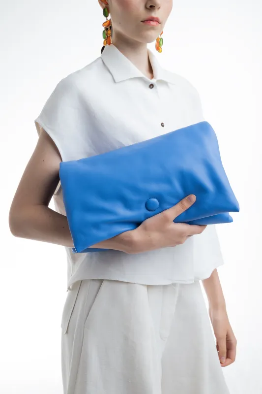 Borsa Vitto Pochette Large Azzurro sold by Gavazzeni
