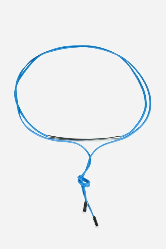 Cintura in vera pelle dettagli oro Valentina Azzurro sold by Gavazzeni