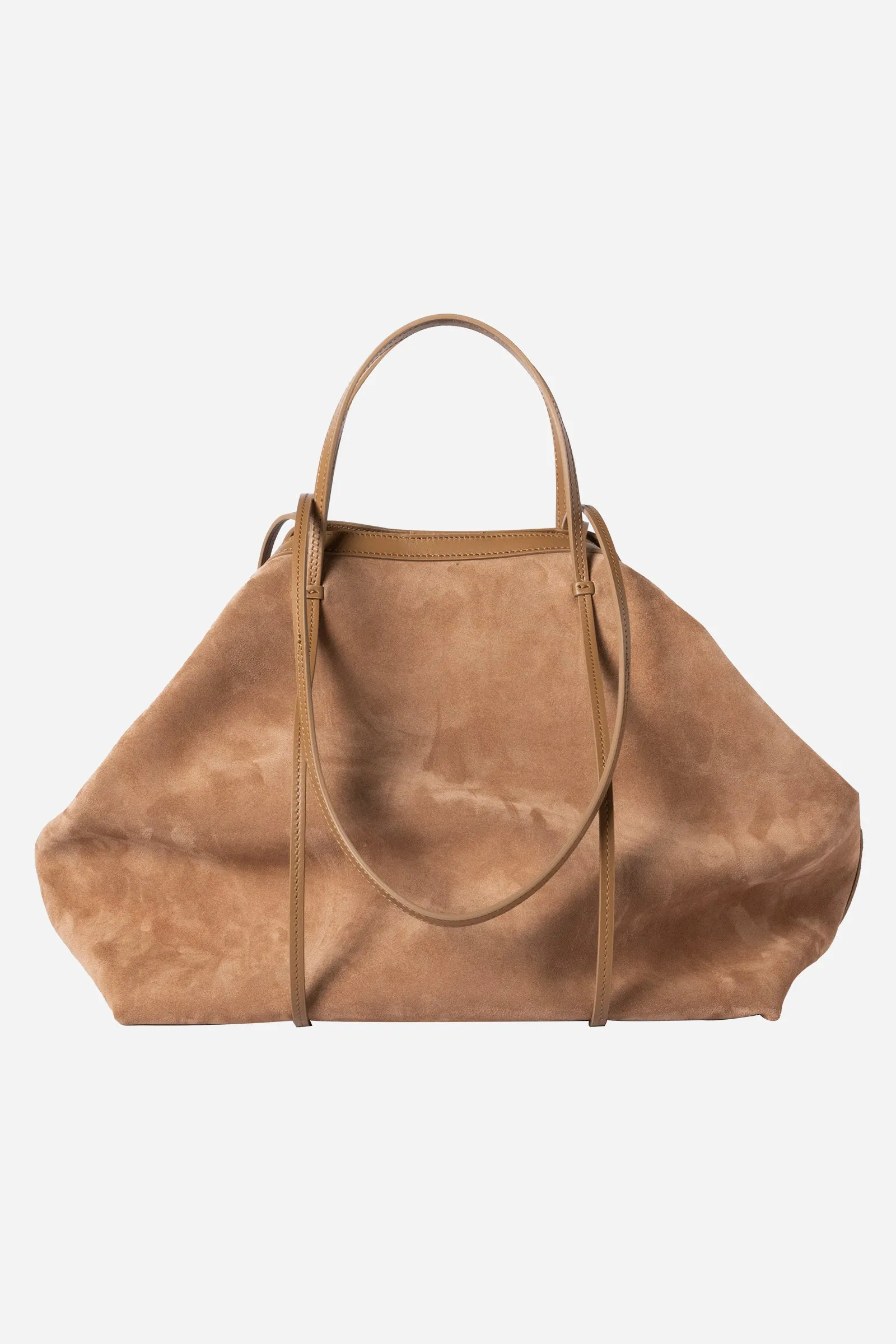 Borsa Alma in pelle scamosciata Sigaro sold by Gavazzeni product image thumbnail 2