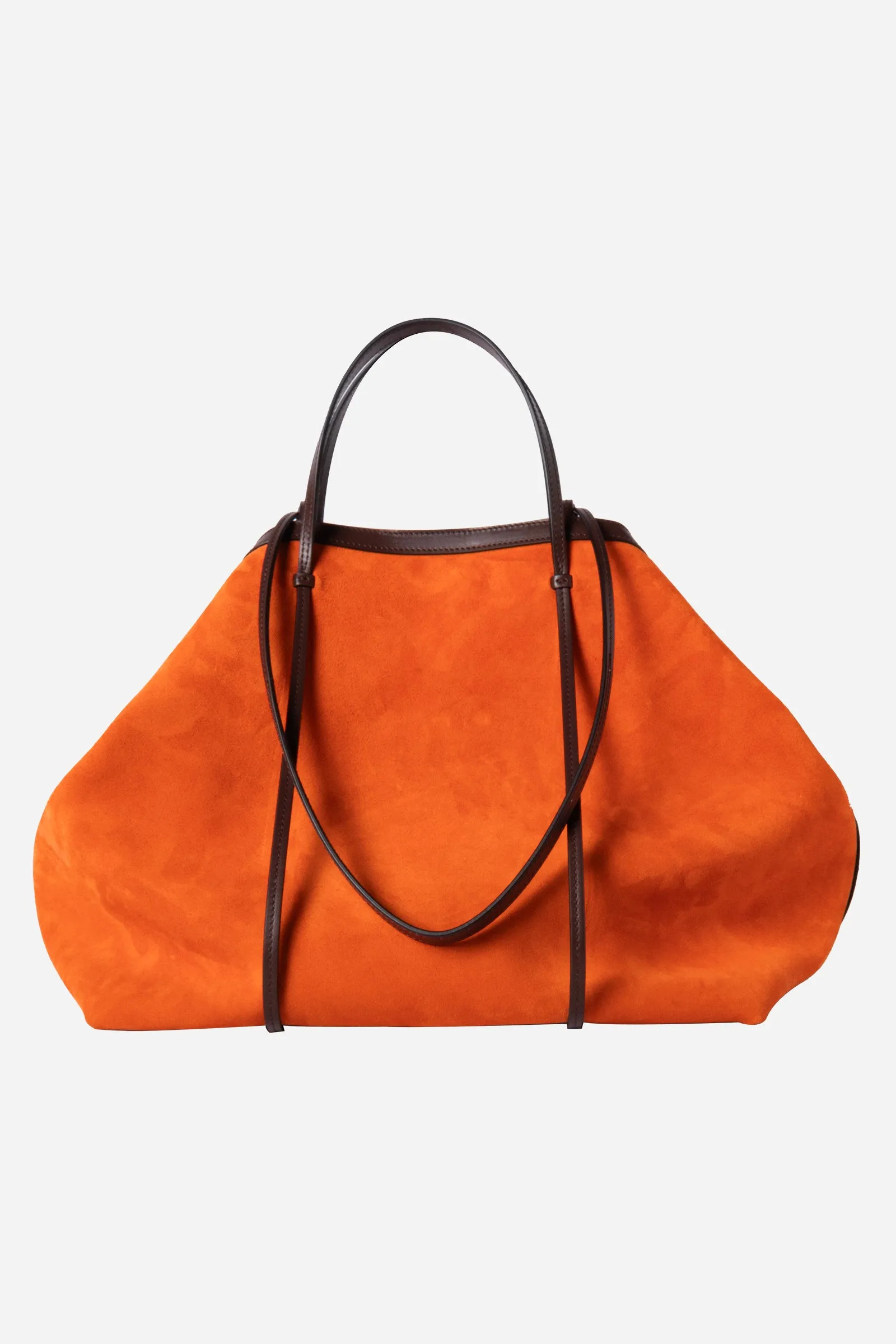 Borsa Alma in pelle scamosciata Arancio sold by Gavazzeni product image thumbnail 2