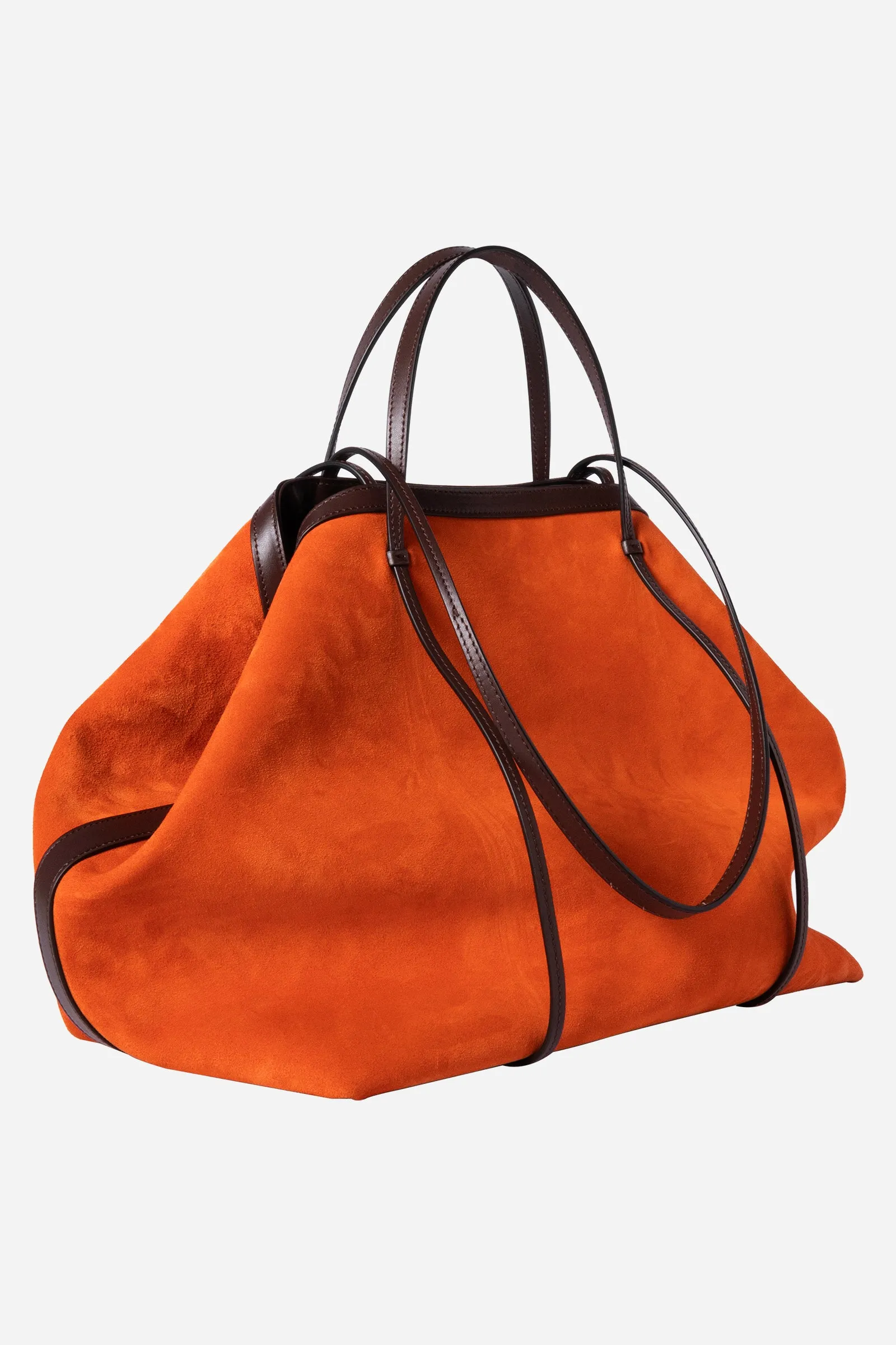 Borsa Alma in pelle scamosciata Arancio sold by Gavazzeni product image thumbnail 3