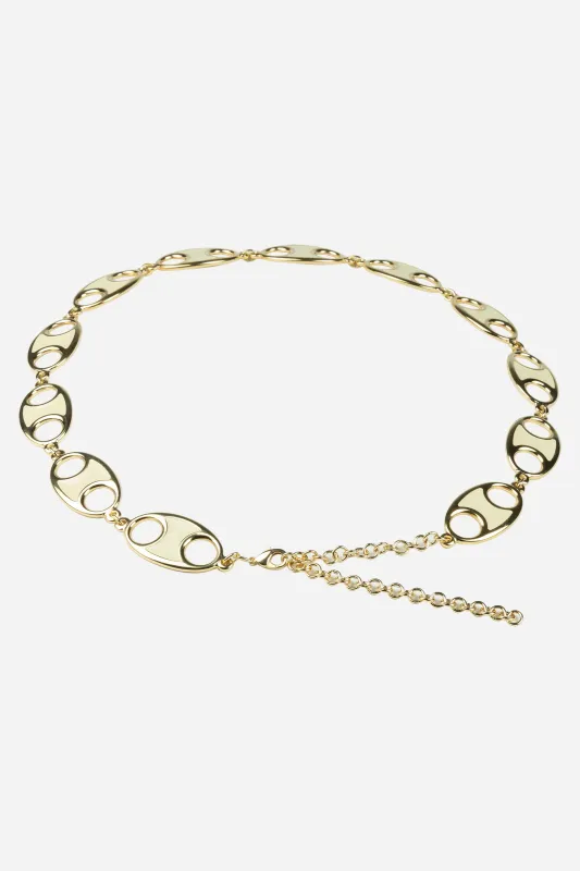 Cintura a catena Delia Oro Panna sold by Gavazzeni