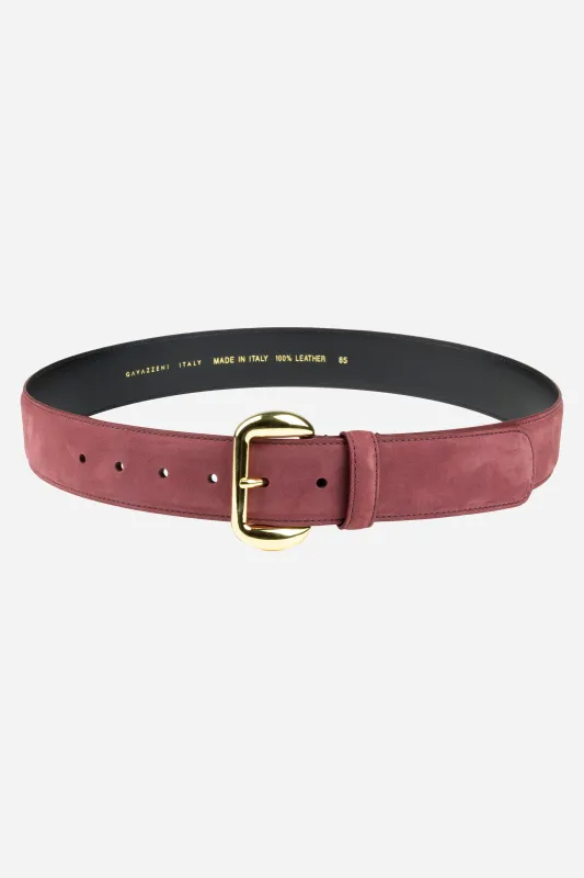 Greta Cintura in Pelle suede sold by Gavazzeni