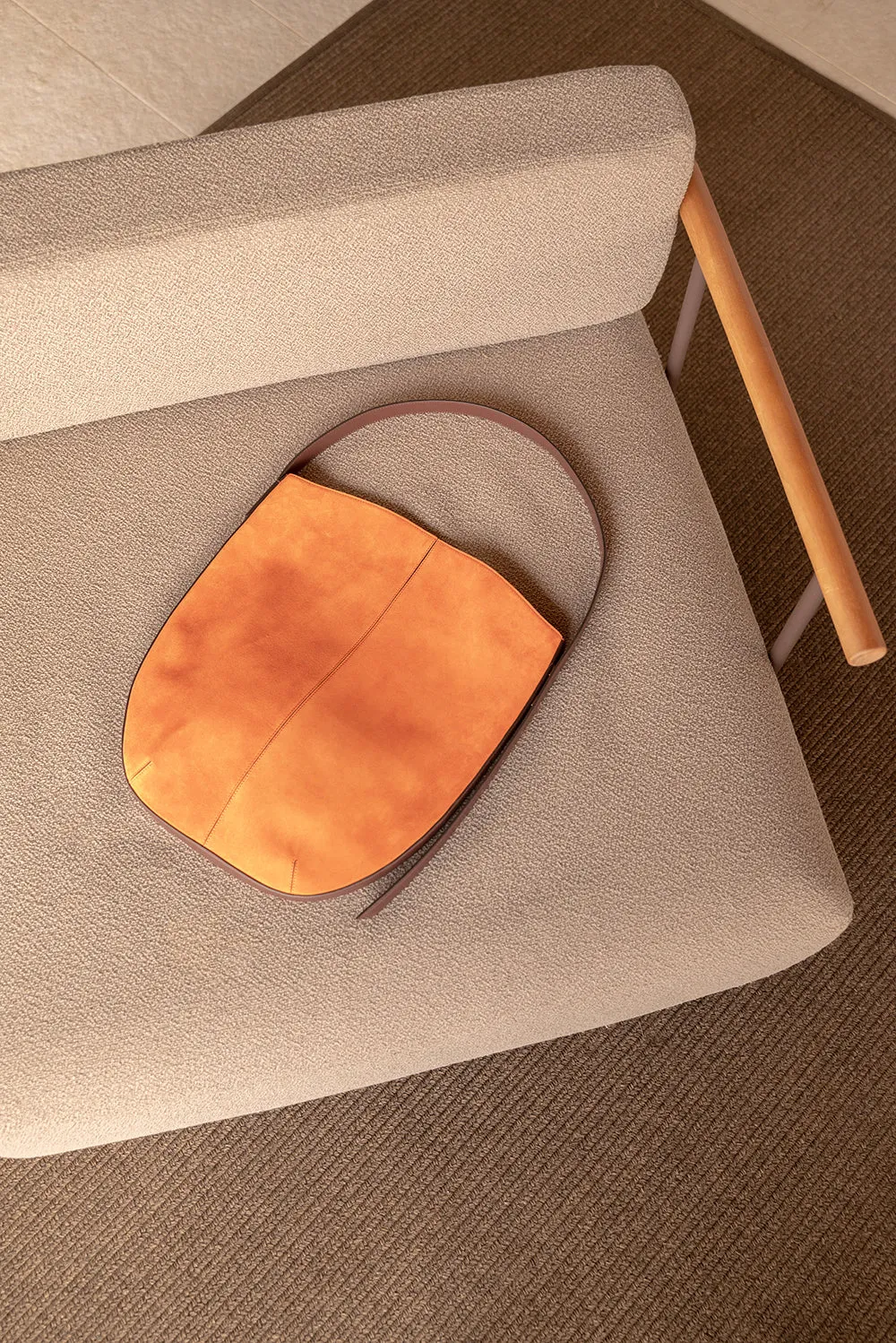 Borsa Zoe in Suede Arancio sold by Gavazzeni product image thumbnail 3