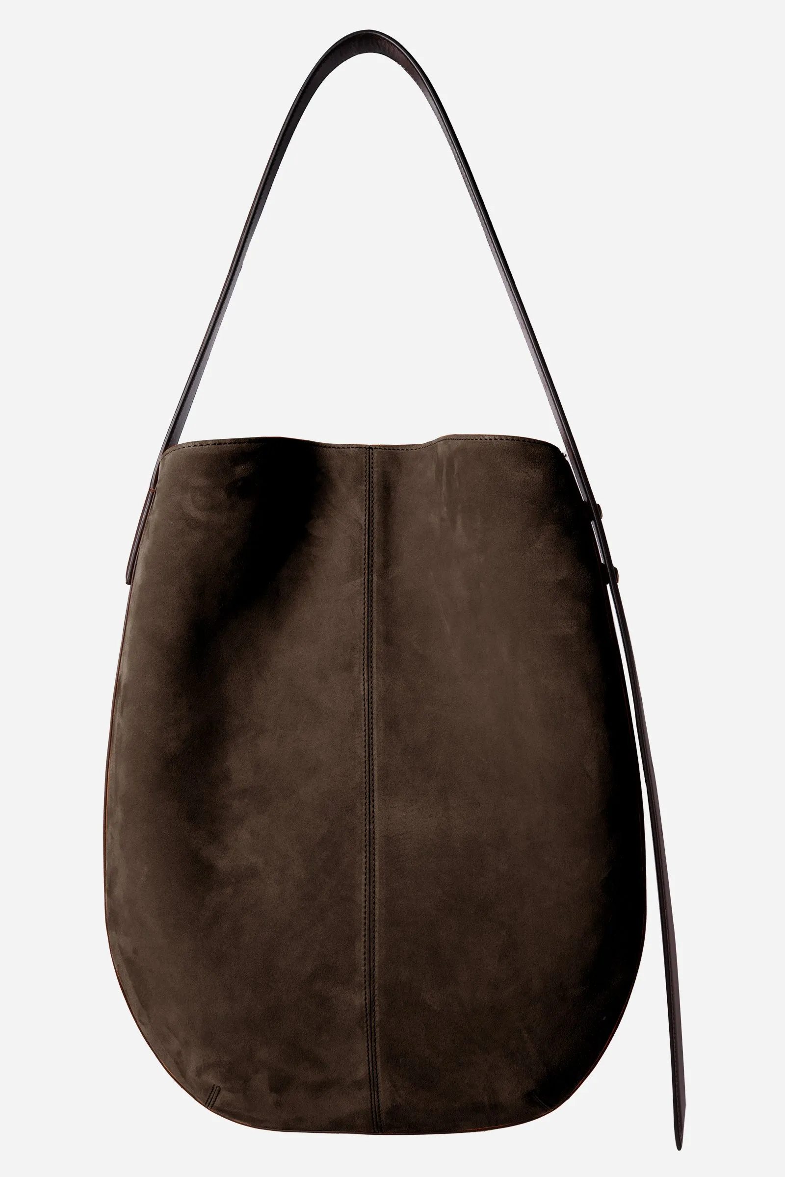 Borsa Zoe in Suede Ebano sold by Gavazzeni