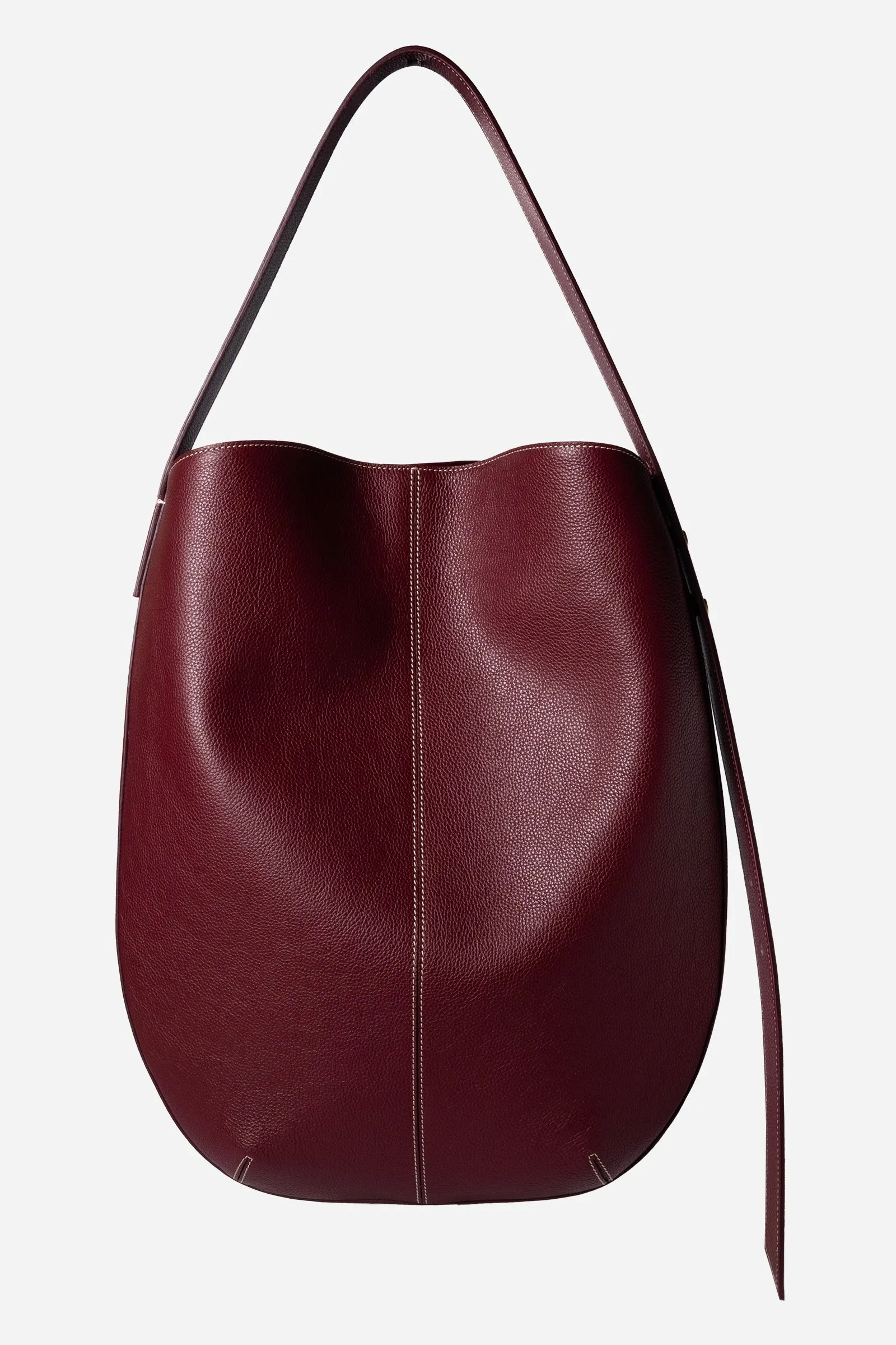 Borsa Zoe in Pelle Martellata Bordeaux sold by Gavazzeni