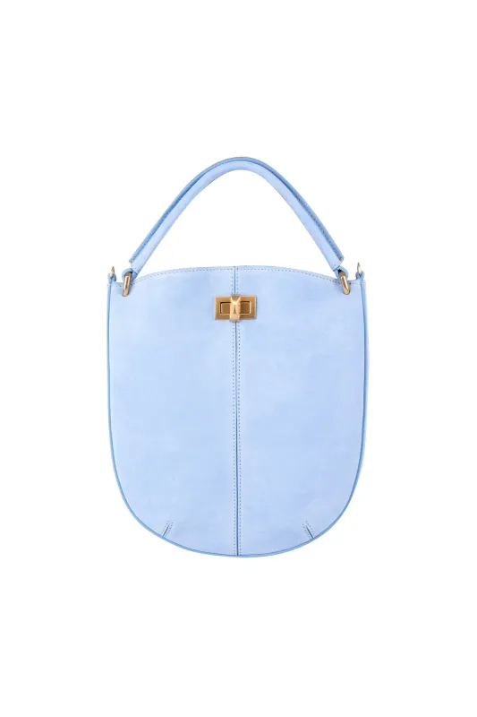 Borsa Anna in Suede Capri made by Gavazzeni