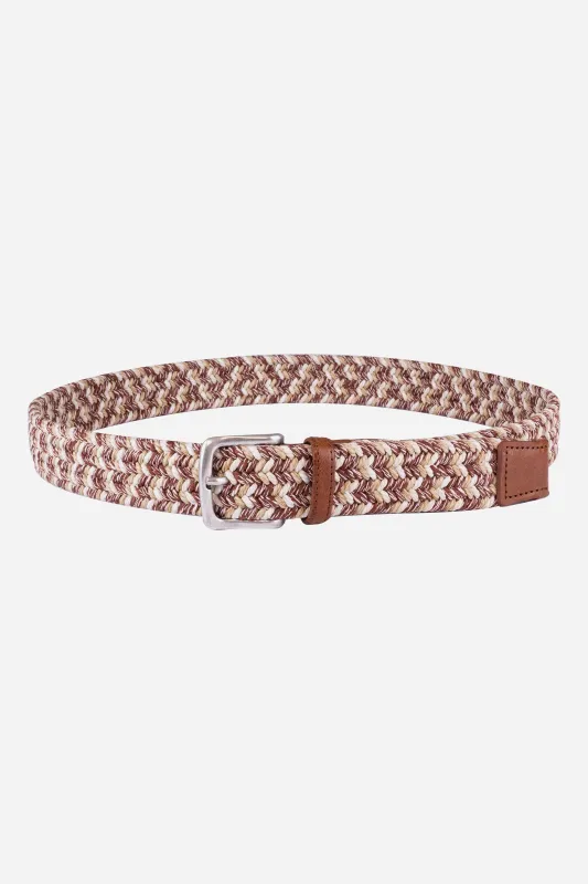 Osiride Cintura in Cotone Cerato Melange Cuoio e Pelle made by Gavazzeni