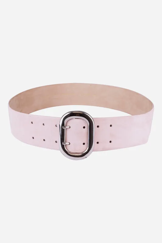 Iside Cintura in Suede Rosa made by Gavazzeni
