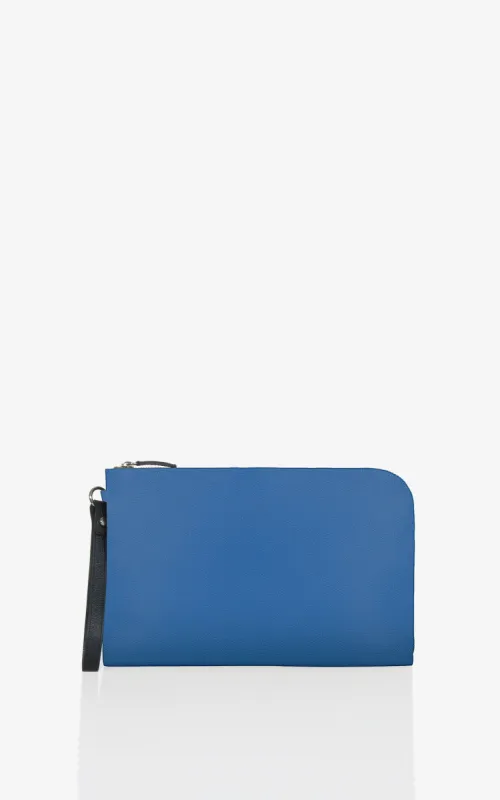 Pochette in Pelle Granata Bluette sold by Gavazzeni