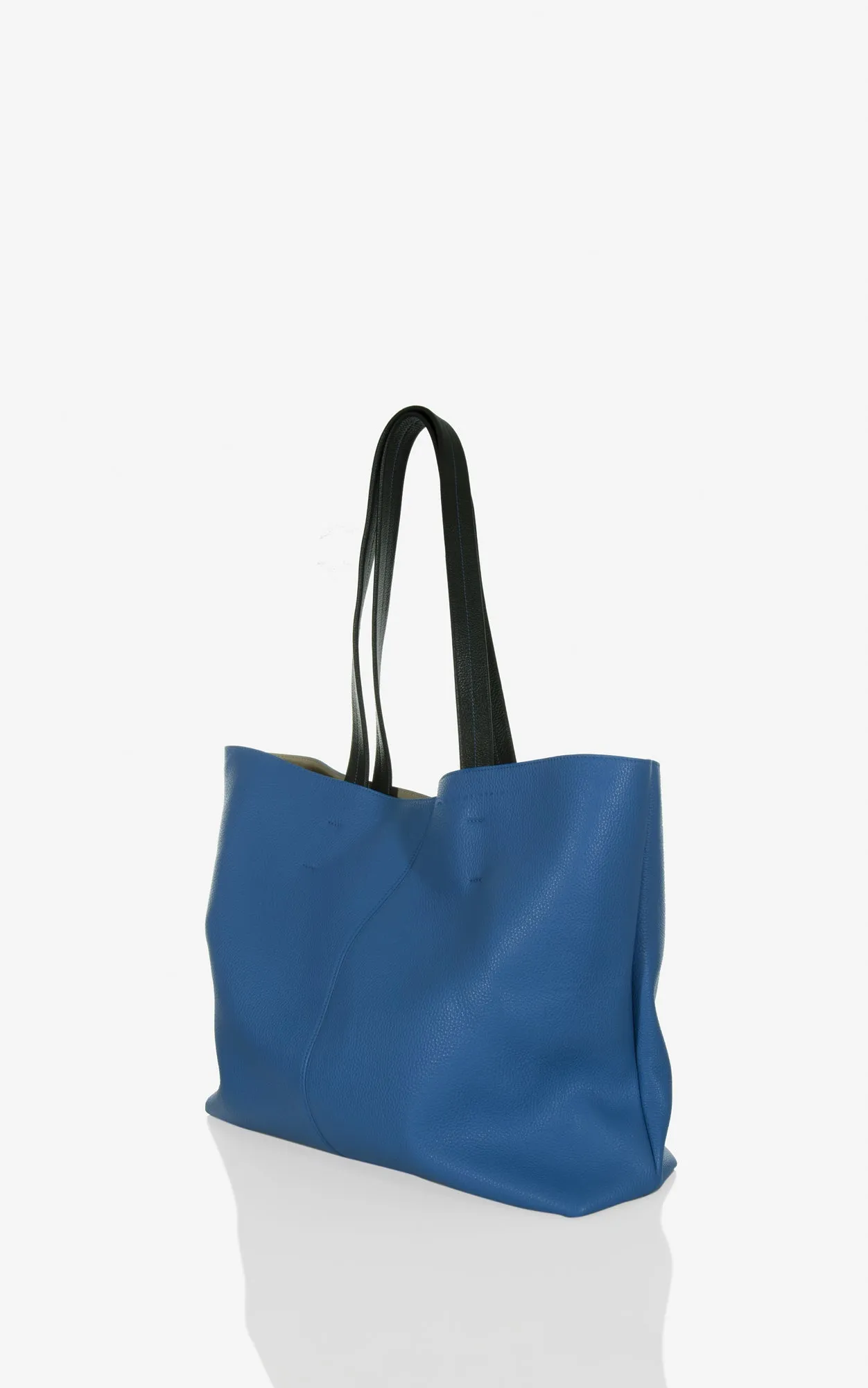 Shopper in Pelle Granata Bluette sold by Gavazzeni product image thumbnail 5