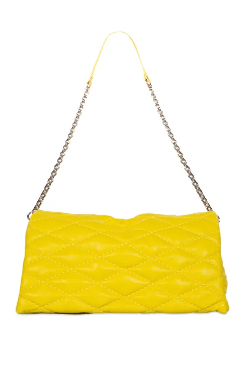 Vitto L Pochette Matelassé Giallo sold by Gavazzeni