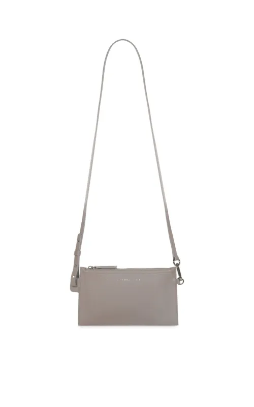 Amelie in Pelle Granata Taupe sold by Gavazzeni