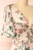 Morriven | Satin Maxi Dress w/ Floral Pattern sold by Boutique 1861