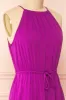 Mariposa | Purple Chiffon Maxi Halter Dress sold by Boutique 1861