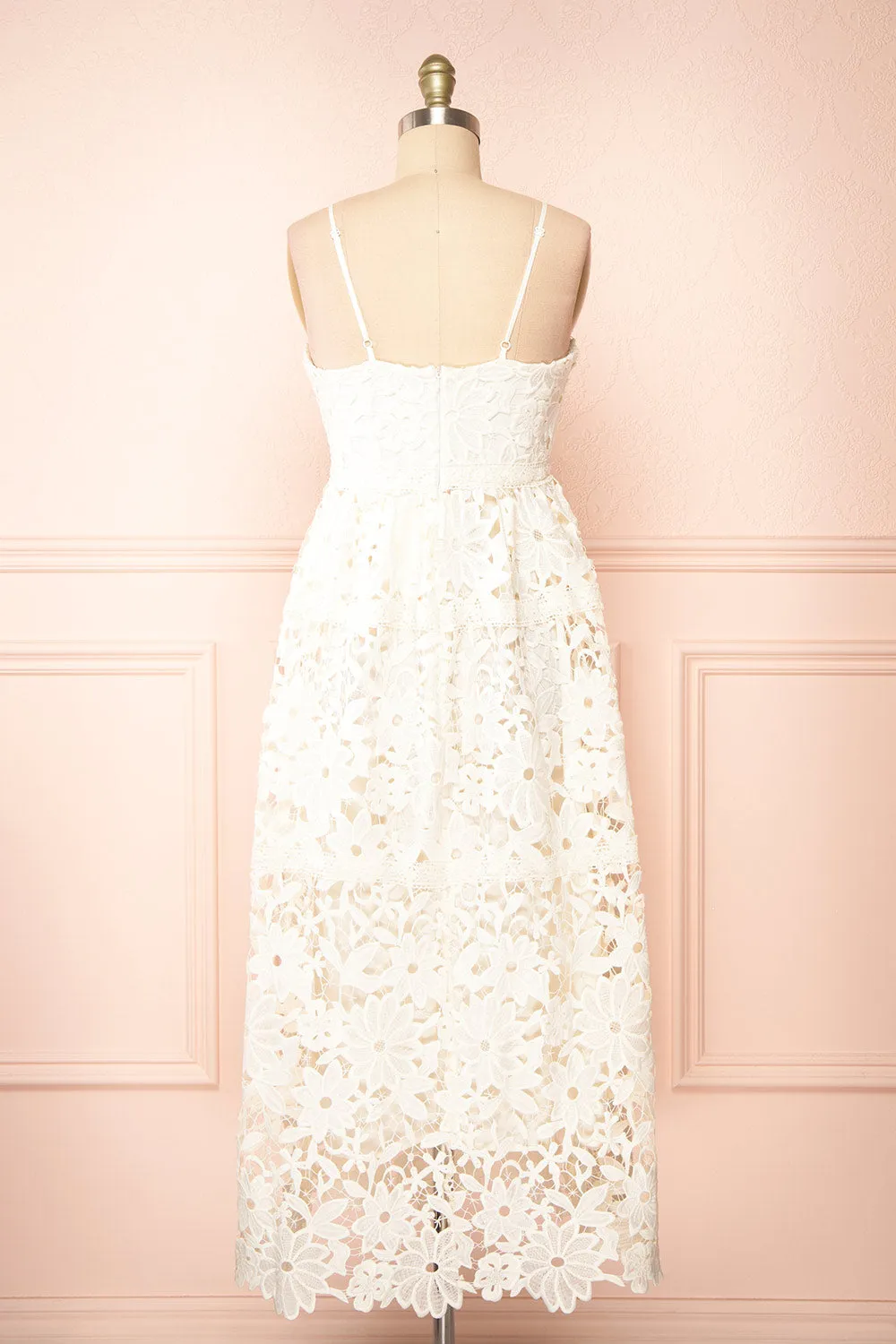 Jacqueline | Embroidered Floral Midi Dress sold by Boutique 1861 product image thumbnail 5