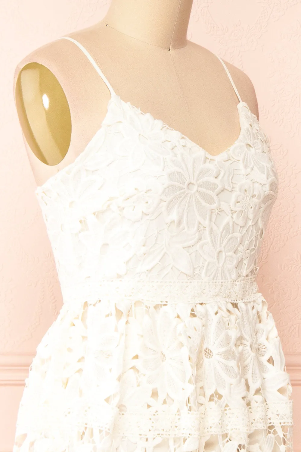 Jacqueline | Embroidered Floral Midi Dress sold by Boutique 1861 product image thumbnail 4