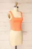 Brutus Orange | Square Neck Cropped Cami sold by Boutique 1861