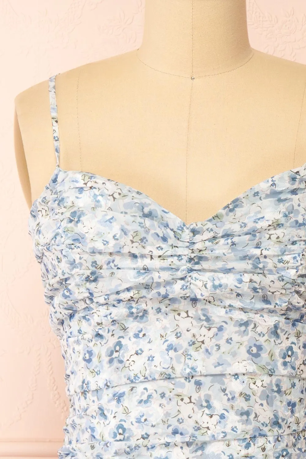 Bridgett | Short Floral Dress w/ Bow sold by Boutique 1861 product image thumbnail 4