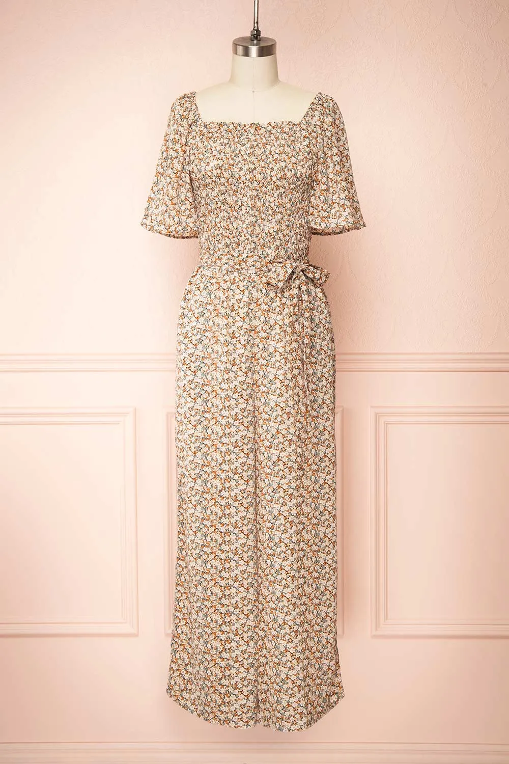 Chungha | Ditsy Floral Jumpsuit with Belt sold by Boutique 1861