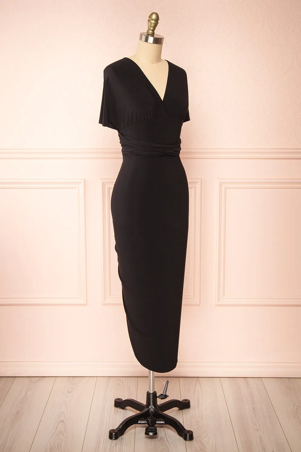 Aristella Black | Convertible Midi Dress sold by Boutique 1861 product image thumbnail 5
