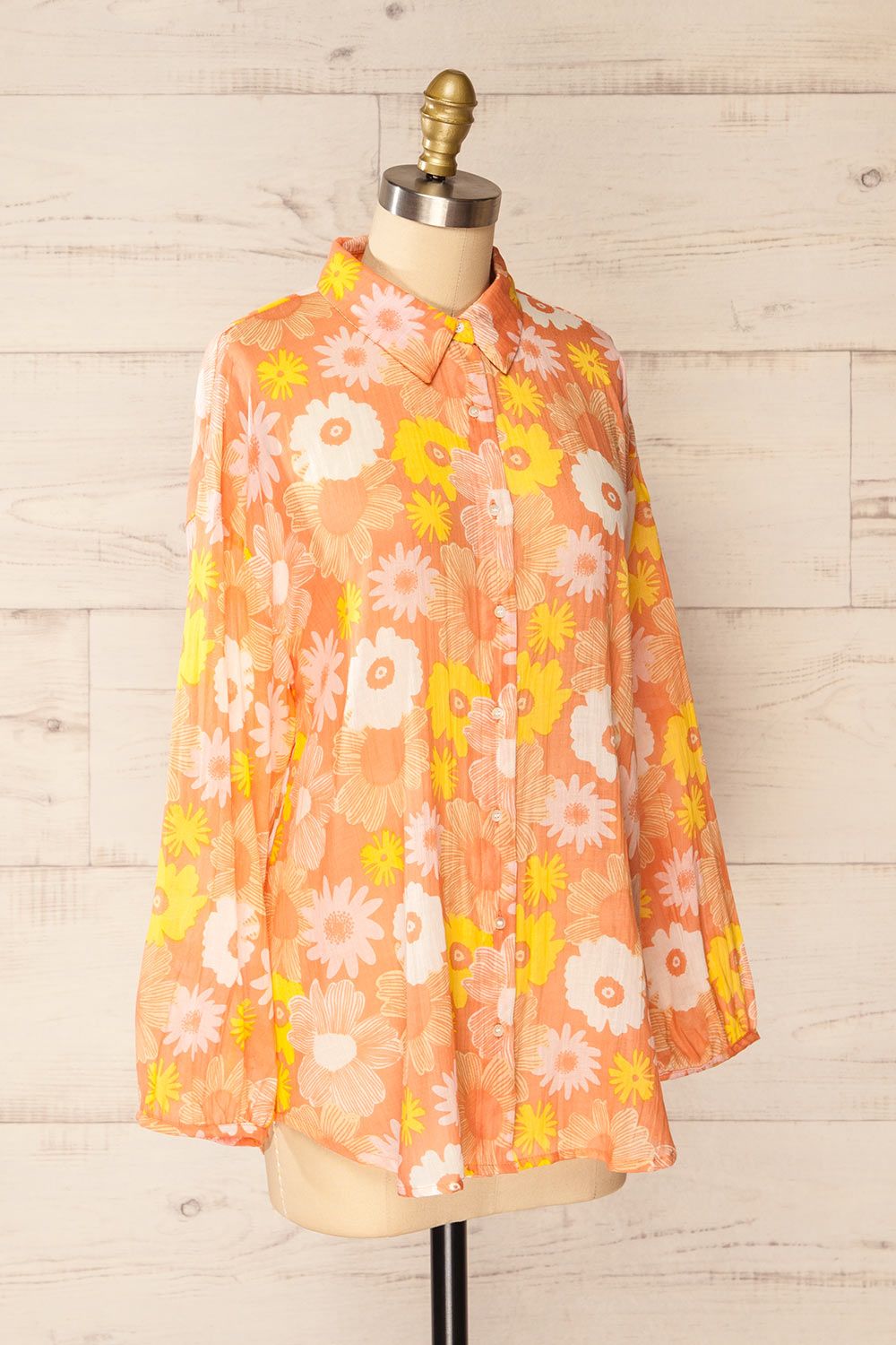 Coille | Pink Floral Button-Up Shirt sold by Boutique 1861 product image thumbnail 5