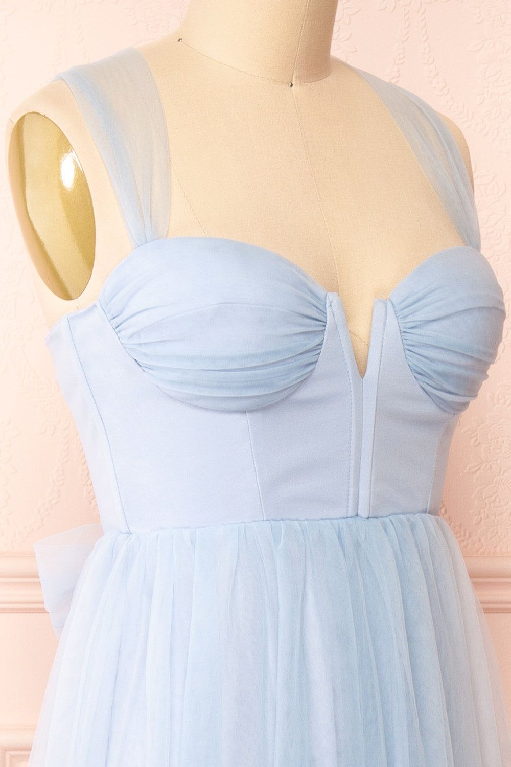 Lizzie Blue | Midi Tulle Dress with Corset sold by Boutique 1861 product image thumbnail 7