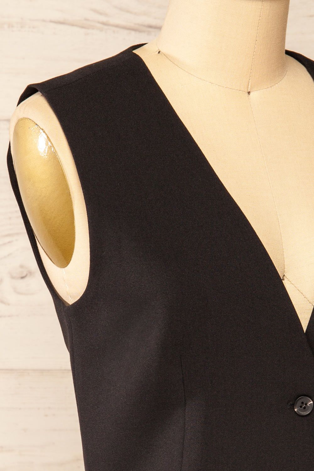 Yavne | Black Sleeveless Blazer sold by Boutique 1861 product image thumbnail 5