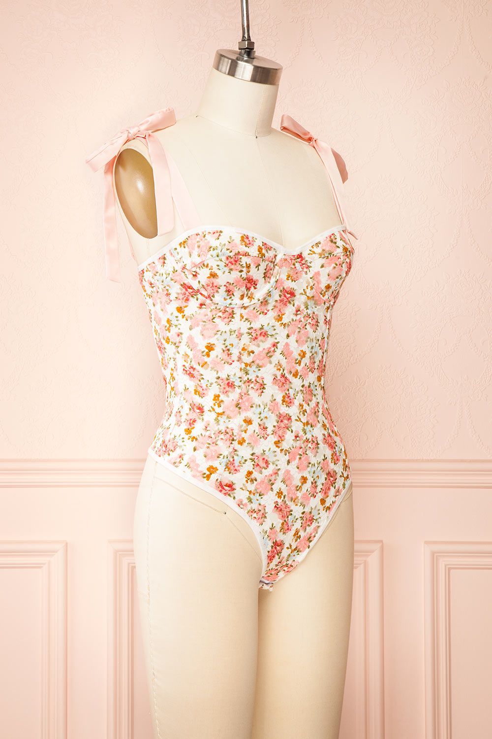 Fangelica | Floral Lace Bodysuit sold by Boutique 1861 product image thumbnail 3