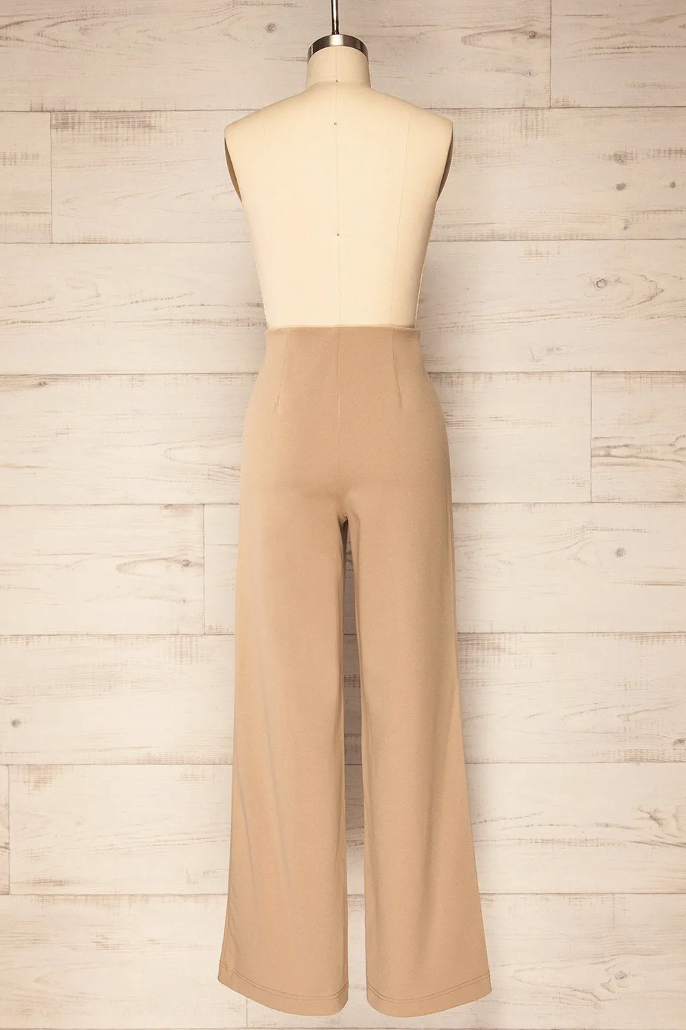 Polise Beige | High-Waisted Wide-Leg Pants sold by Boutique 1861 product image thumbnail 5
