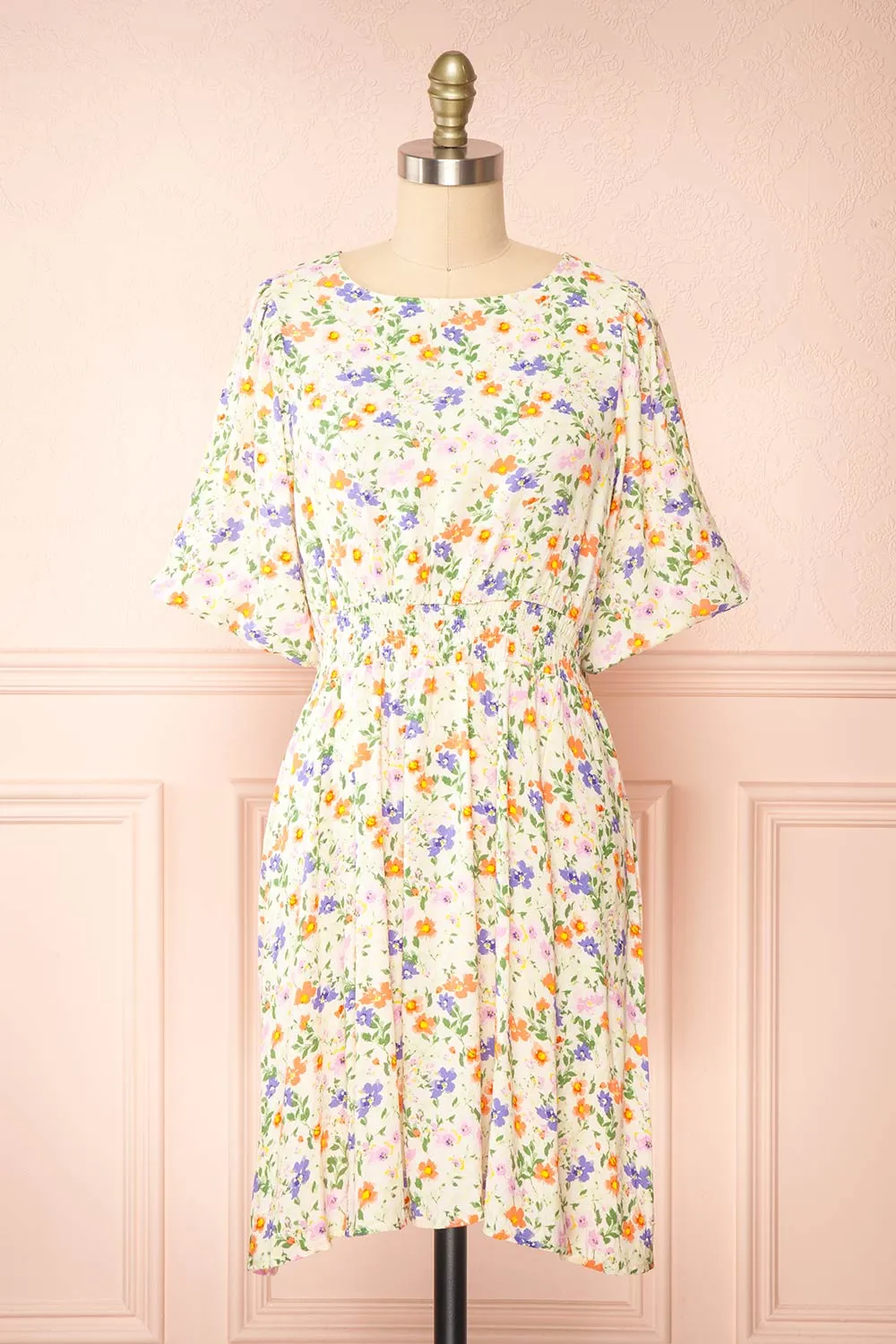 Madaya | Short Floral Dress w/ Elastic Waist sold by Boutique 1861