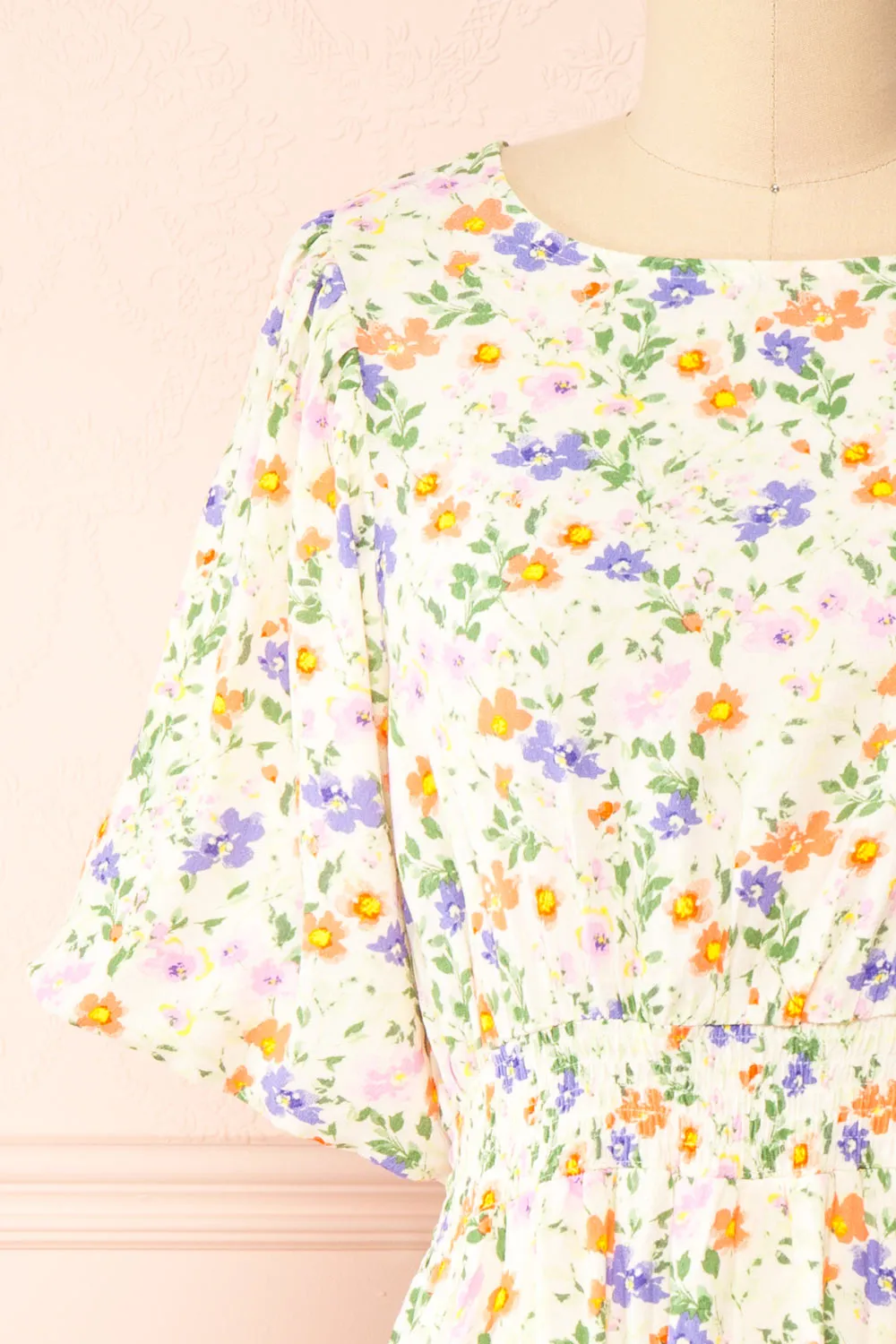Madaya | Short Floral Dress w/ Elastic Waist sold by Boutique 1861 product image thumbnail 2