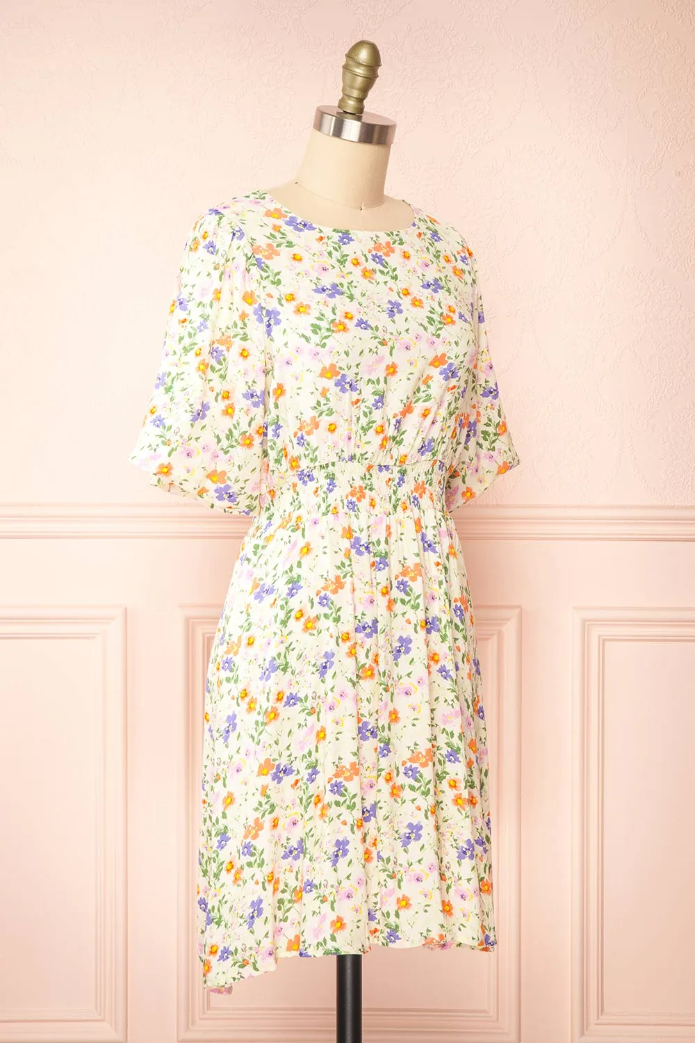 Madaya | Short Floral Dress w/ Elastic Waist sold by Boutique 1861 product image thumbnail 3