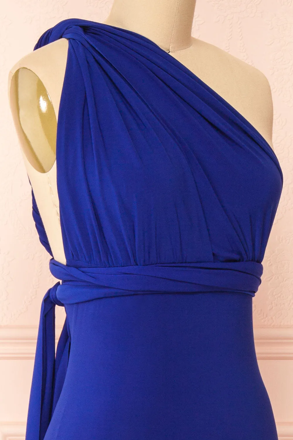 Aristella Blue | Convertible Midi Dress sold by Boutique 1861 product image thumbnail 5