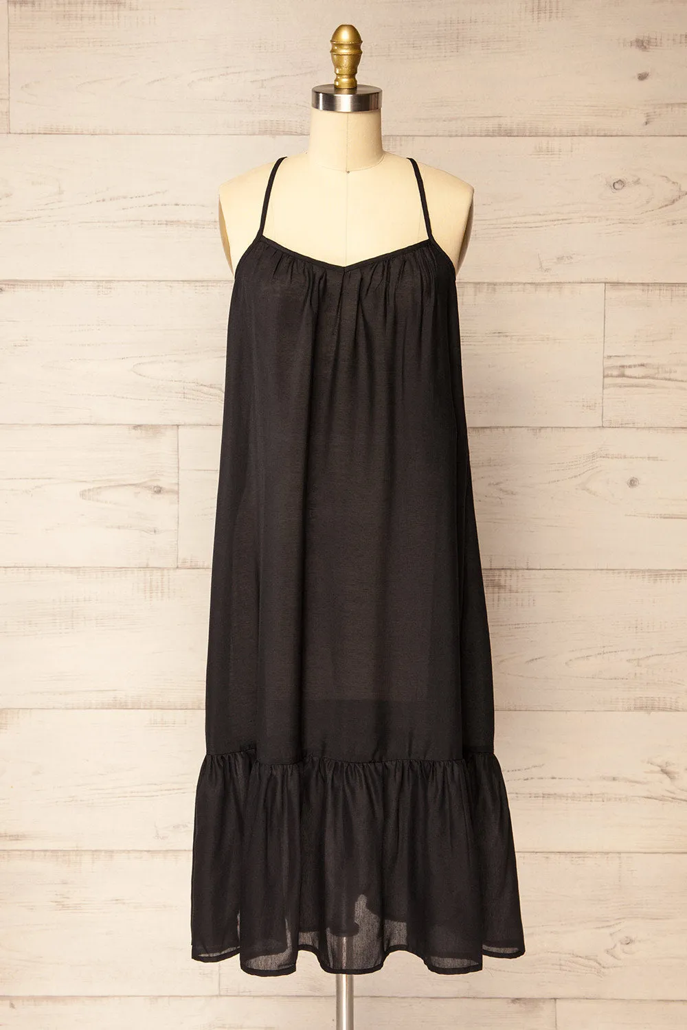 Berkana Black | Midi Beach Dress sold by Boutique 1861