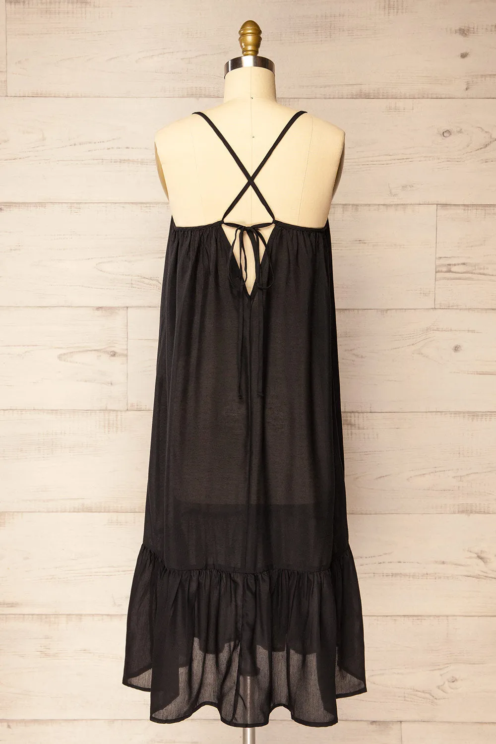 Berkana Black | Midi Beach Dress sold by Boutique 1861 product image thumbnail 3