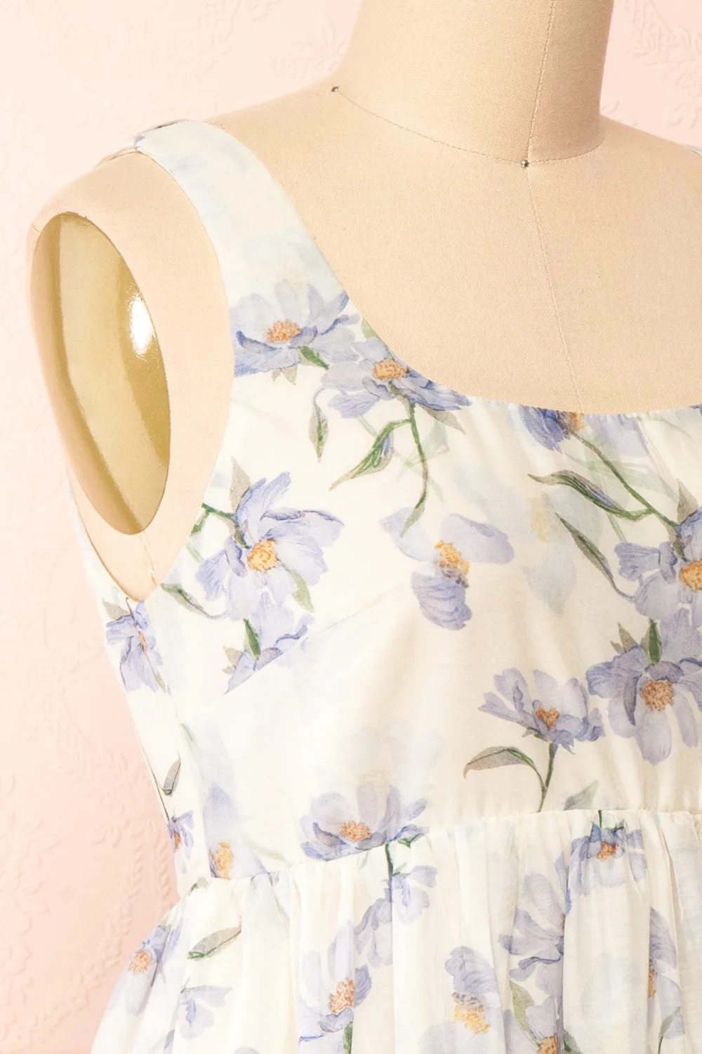 Skogsra | Short Floral Balloon Dress sold by Boutique 1861 product image thumbnail 4