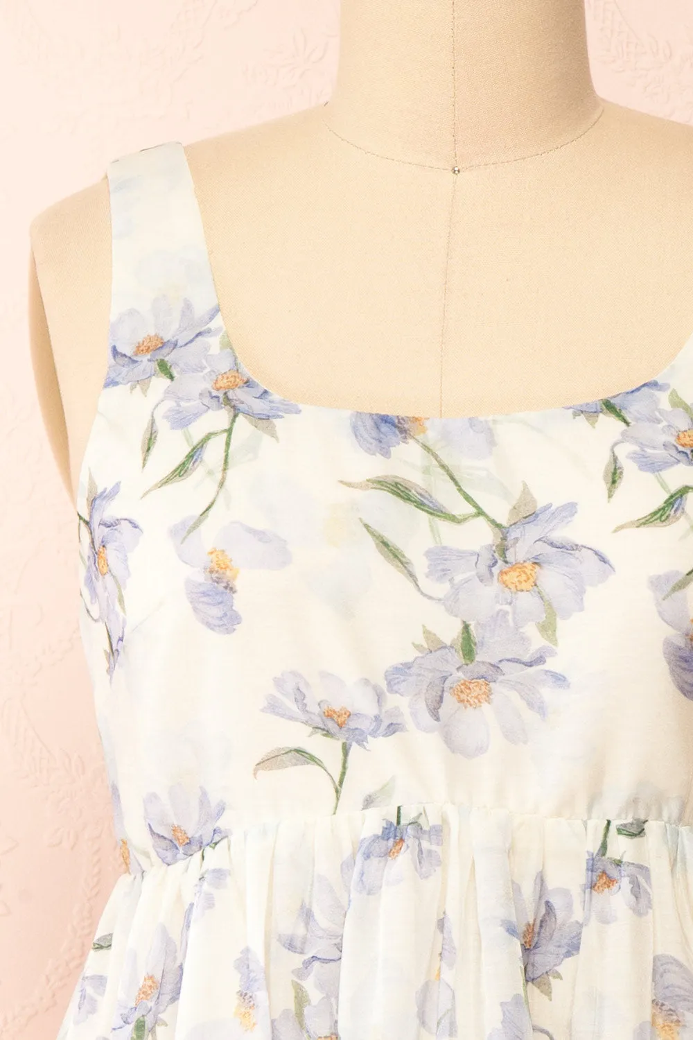 Skogsra | Short Floral Balloon Dress sold by Boutique 1861 product image thumbnail 2