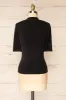 Palermo Black | Short Sleeve Mock Neck Top sold by Boutique 1861