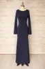 Sophya Navy | Long Sleeved Mermaid Maxi Dress sold by Boutique 1861