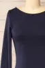 Sophya Navy | Long Sleeved Mermaid Maxi Dress sold by Boutique 1861