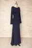 Sophya Navy | Long Sleeved Mermaid Maxi Dress sold by Boutique 1861