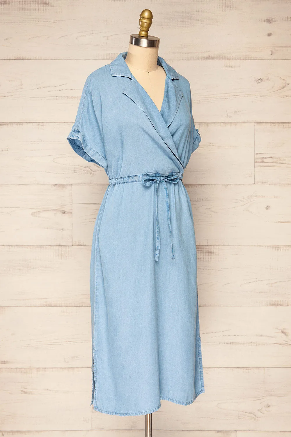 Johanna Blue | Midi Dress w/ Drawstring sold by Boutique 1861 product image thumbnail 4
