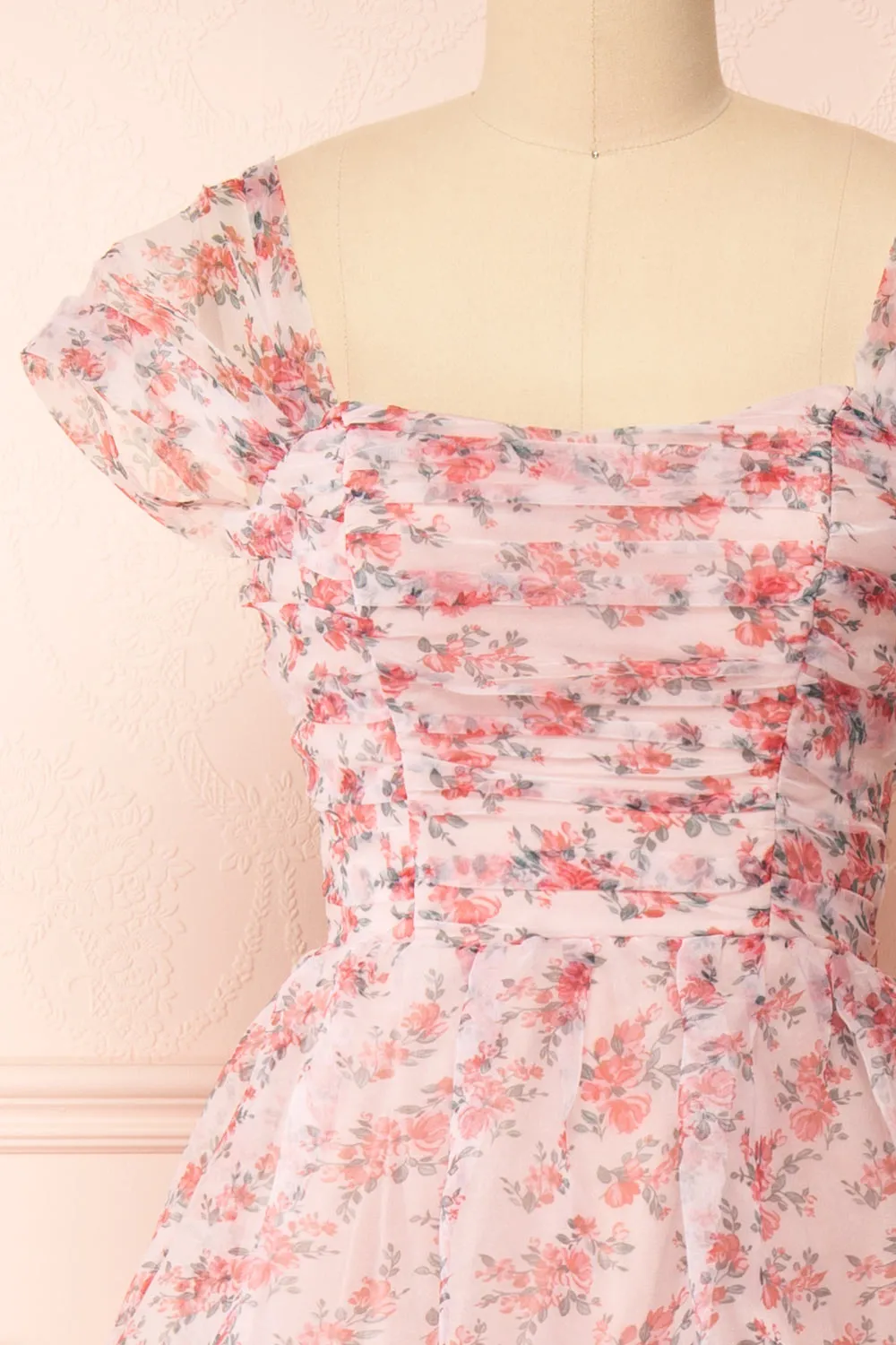 Althea | Tiered Floral Maxi Dress sold by Boutique 1861 product image thumbnail 4