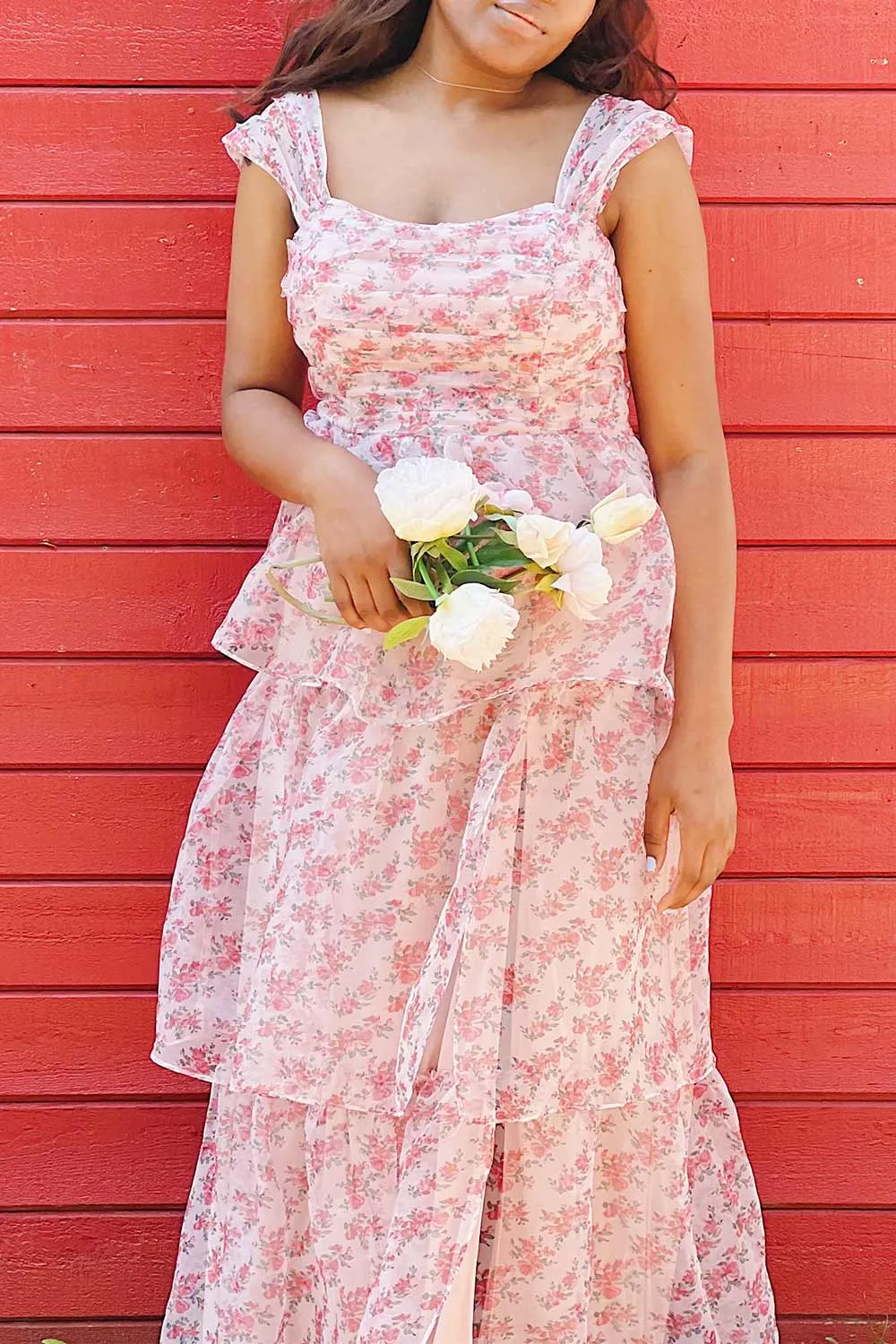 Althea | Tiered Floral Maxi Dress sold by Boutique 1861 product image thumbnail 2